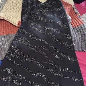 Express Black Crew Neck Mini Dress